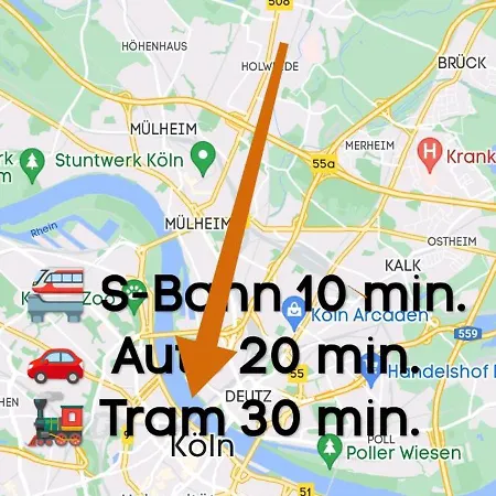 Komfort Citytrain Messe Business Erholung Wifi Mit Magentatv Bis 4 Pers Keulen